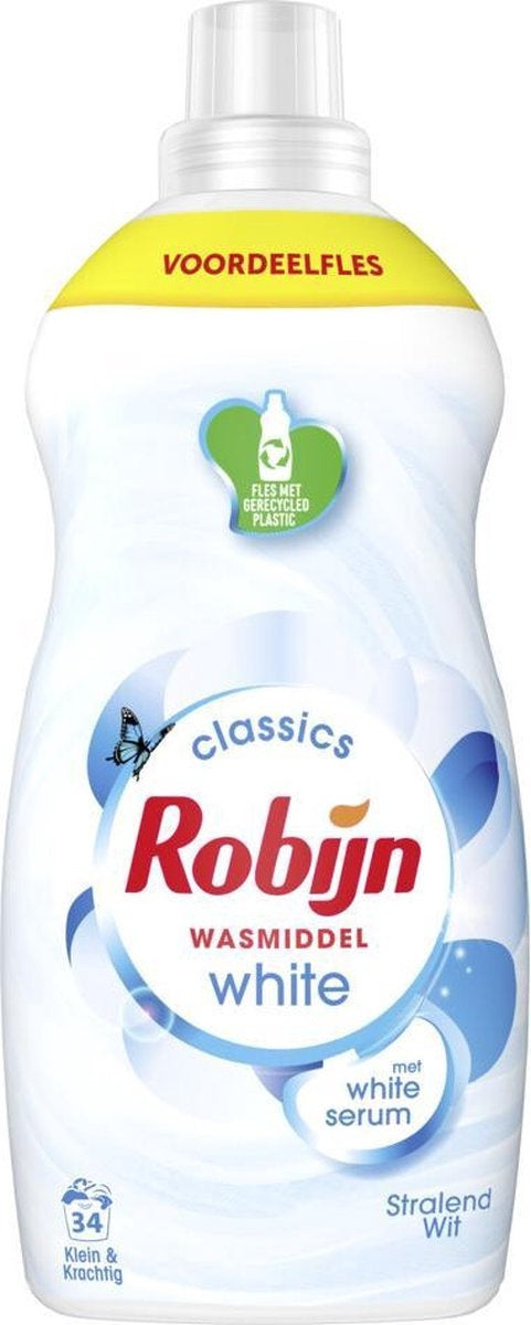 Robijn Small &amp; Leistungsstarkes Waschmittel Radiant White - 1190 ml