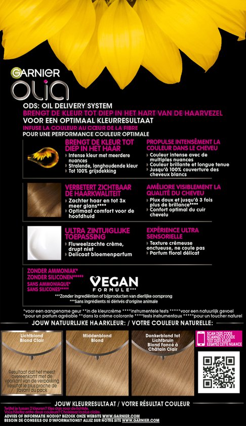 Garnier Olia Hellblond 8 Haarfarbe - Beschädigte Verpackung