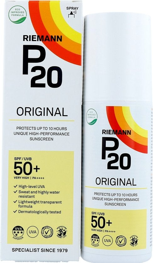 P20 Original SPF 50+ – Sonnenschutzspray – Faktor 50+ – 85 ml beschädigte Verpackung