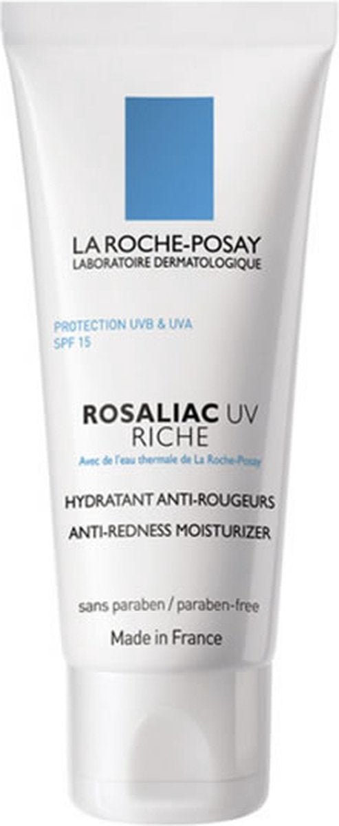 La Roche-Posay Rosaliac UV Rijk (SPF 15) - 40ml - Tegen Roodheid - Verpakking beschadigd