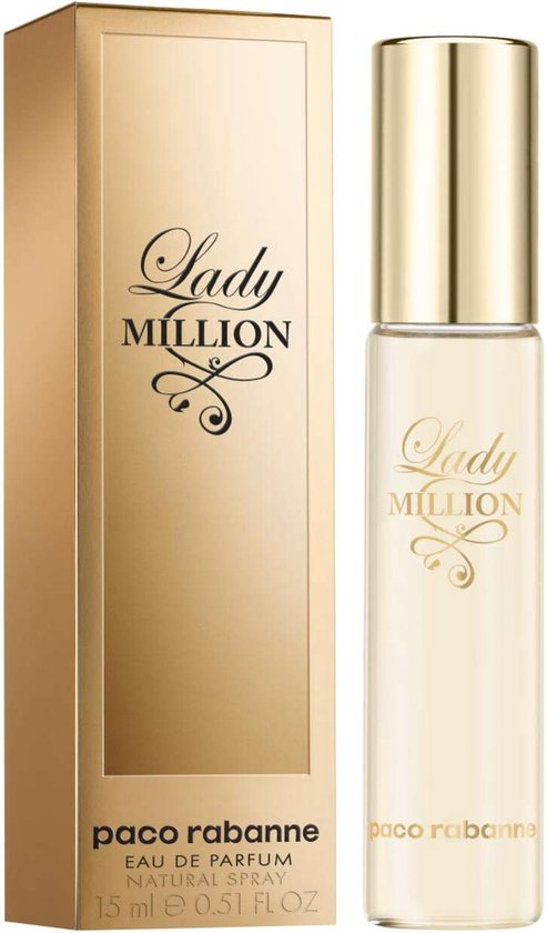 Paco Rabanne Lady Million 15 ml – Eau de Parfum – Damenparfum – Beschädigte oder keine Verpackung
