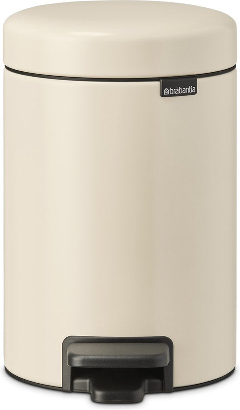 Brabantia NewIcon Prullenbak - 3 liter - Badkamer - Soft Beige