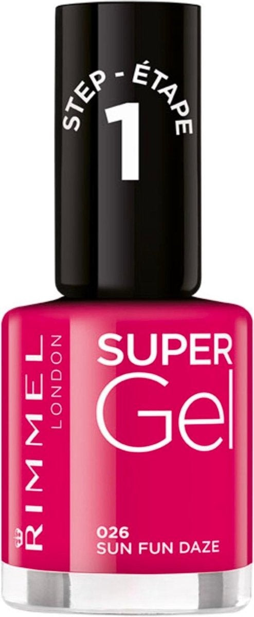 Rimmel London SuperGel Nail Polish - 026 Sun Fun Daze