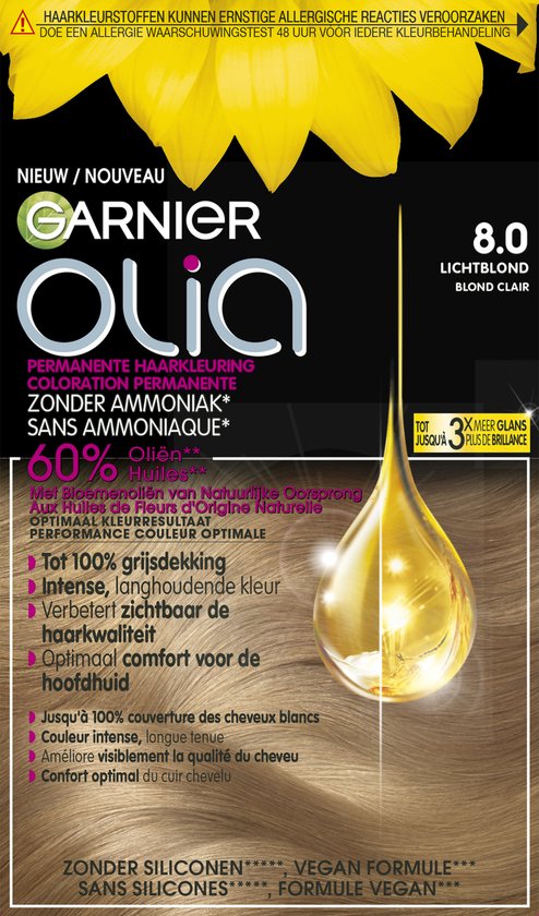Garnier Olia Hellblond 8 Haarfarbe - Beschädigte Verpackung