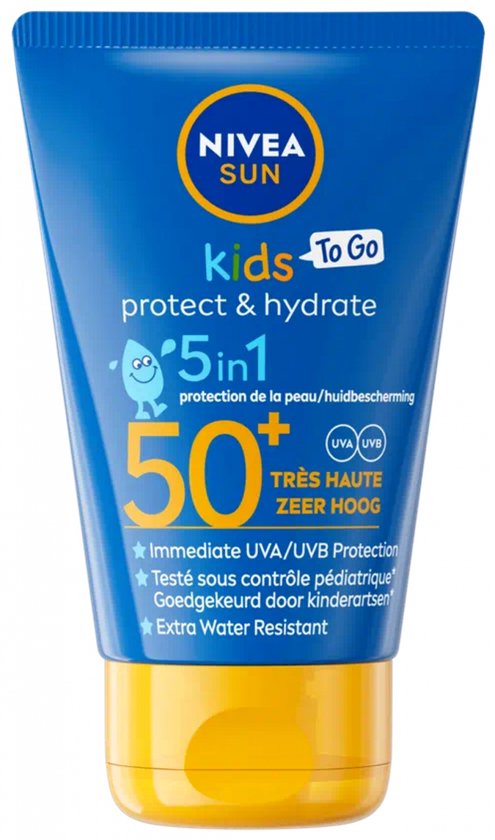 NIVEA SUN Kids Protect & Hydrate To Go Pocket Size Zonnebrand Melk - SPF 50+