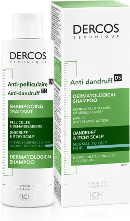 Vichy Dercos Anti-dandruff Shampoo for normal to oily hair - 200ml