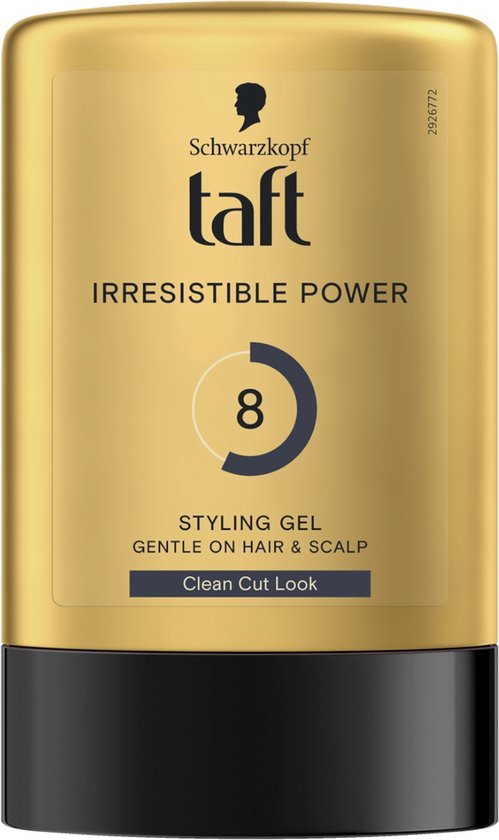 Taft Men Power Gel Irresistible Power Hold 8 - 300 ml
