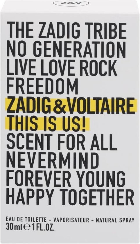 Zadig&amp;Voltaire – Das sind wir! Eau de Toilette - 30 ml