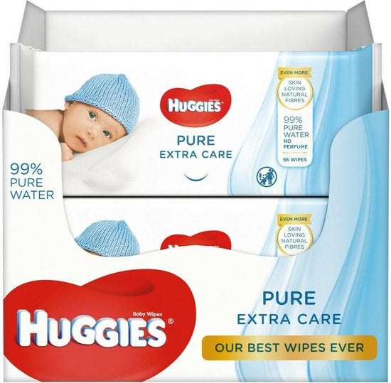 Huggies wipes - Pure Extra Care - 56 x 8 pieces - (448 wipes)