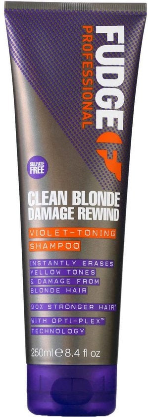 Fudge Clean Blonde Damage Rewind Violet Shampoo - 250 ml