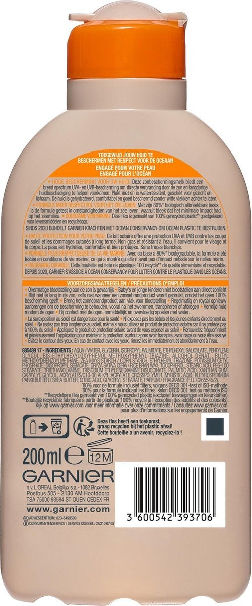 Garnier Ambre Solaire Ocean Protect Sonnenschutz LSF 30 – 200 ml