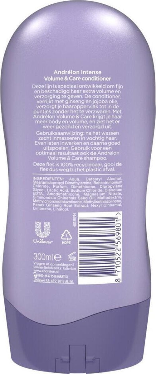 Andrélon Intense Volume & Care Conditioner - 300 ml