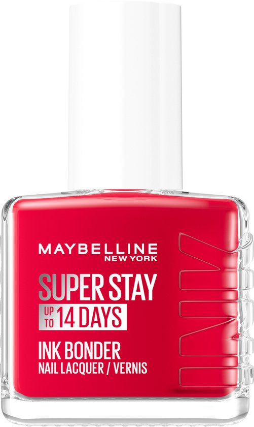 Maybelline New York - SuperStay Ink Bonder - 8 Passionate Red- Langhoudende Nagellak - 12.3 ml