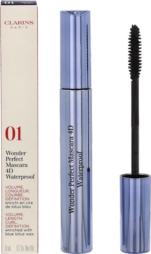 Clarins Make-Up Eye Wonder Perfect Mascara 4D Waterproof - 01 Perfect Black 8ml