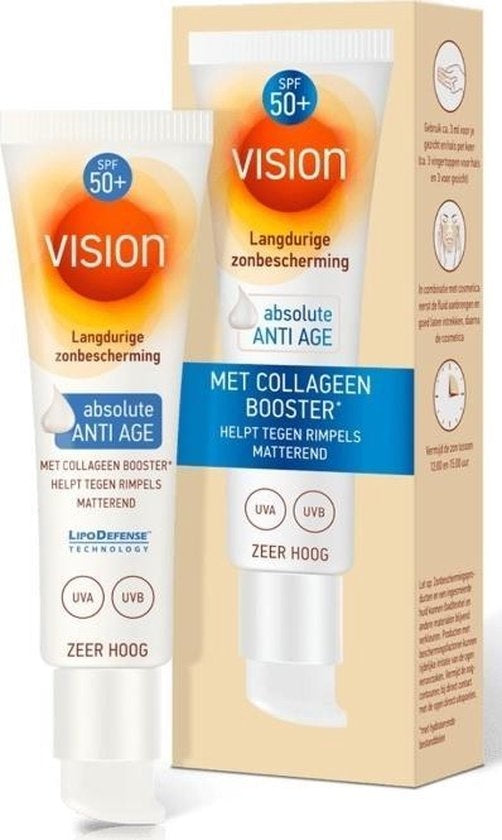 Vision Absolute Anti Age Face Fluid - Sunscreen for face - SPF 50+ - 50 ml