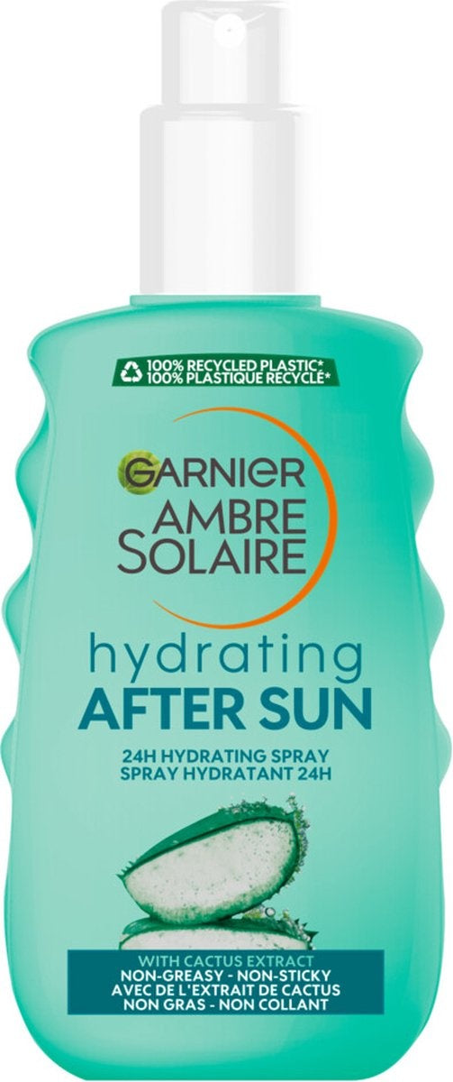 Garnier Ambre Solaire Aftersun Feuchtigkeits- und Erfrischungsspray – 200 ml – Kappe fehlt