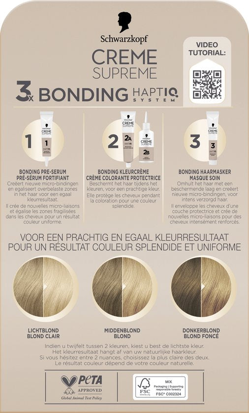 Schwarzkopf - CREME SUPREME 10-0 - Haarkleuring - Natuurlijk Ultra Lichtblond
