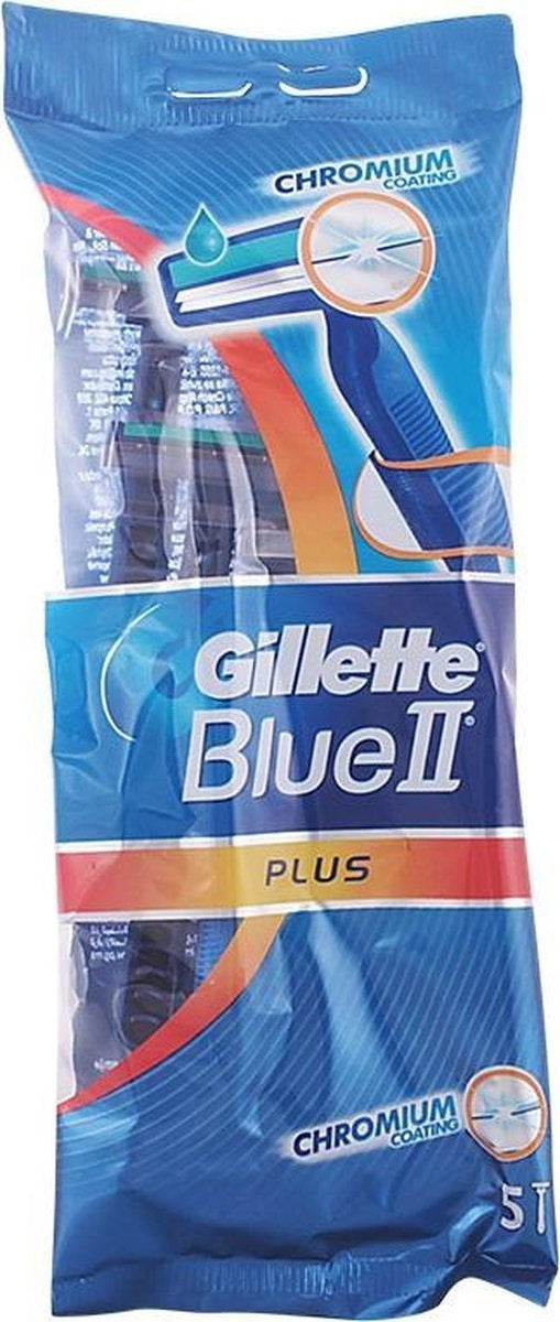 Gillette - BLUE II plus Razor 5pcs.