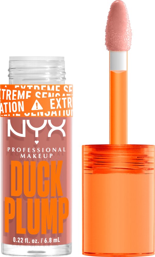 Nyx Professional Makeup Duck Plump - Bangin' Bare - Plumping lipgloss - Nude - 6,8ml