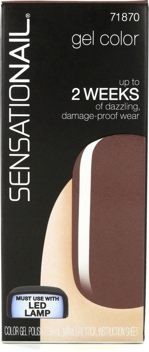 SensatioNail Gel Polish So Chic – Gel-Nagellack Braun – Verpackung beschädigt