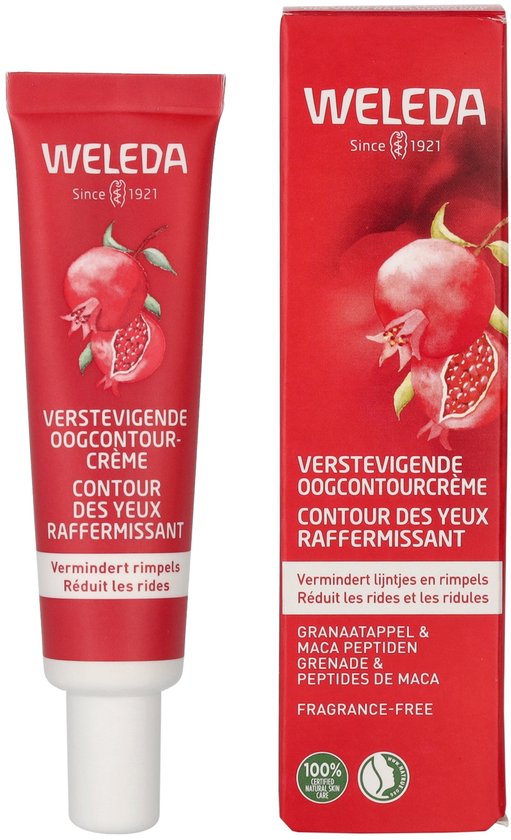 WELEDA Verstevigende Oogcontourcrème - Granaatappel & Maca - Anti-Age - 40+ huid - 12ml - Verpakking beschadigd