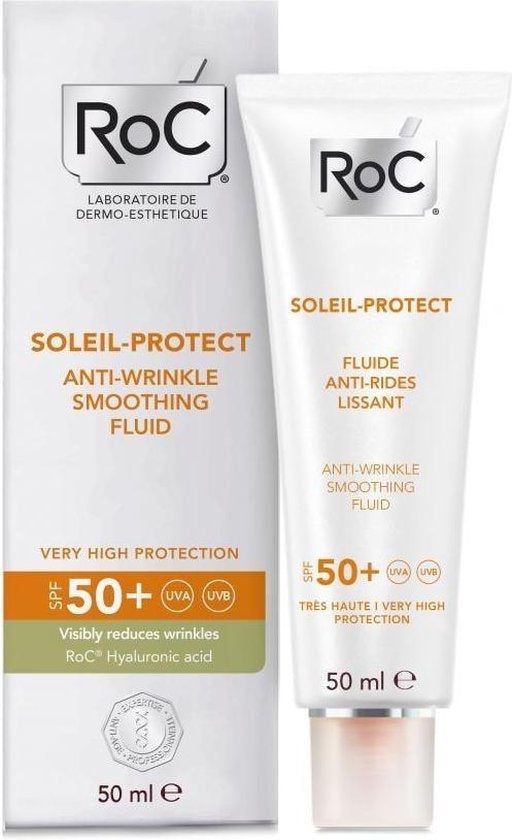 RoC SOLEIL PROTECT Anti-aging face fluid SPF50+ 50ml - Verpakking beschadigd