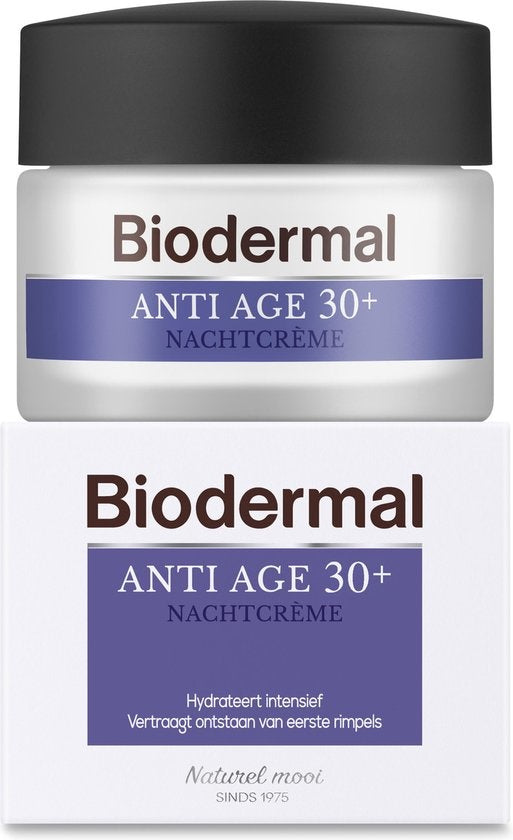 Biodermal Anti Age 30+ Nachtcrème tegen huidveroudering 50ml - Verpakking ontbreekt