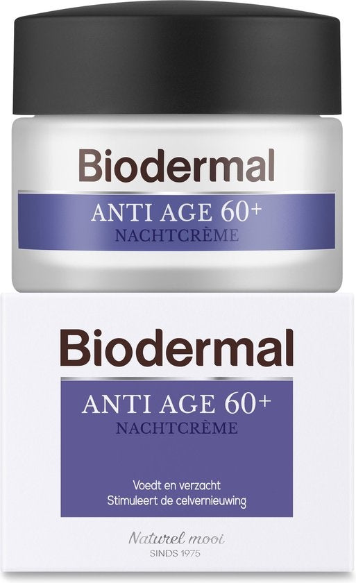 Biodermal Anti Age 60+ – Nachtcreme gegen Hautalterung – 50 ml