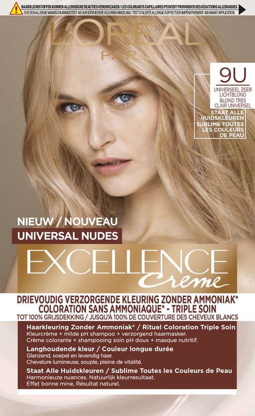 L'Oréal Paris Excellence Universal Nudes 9U - haarverf