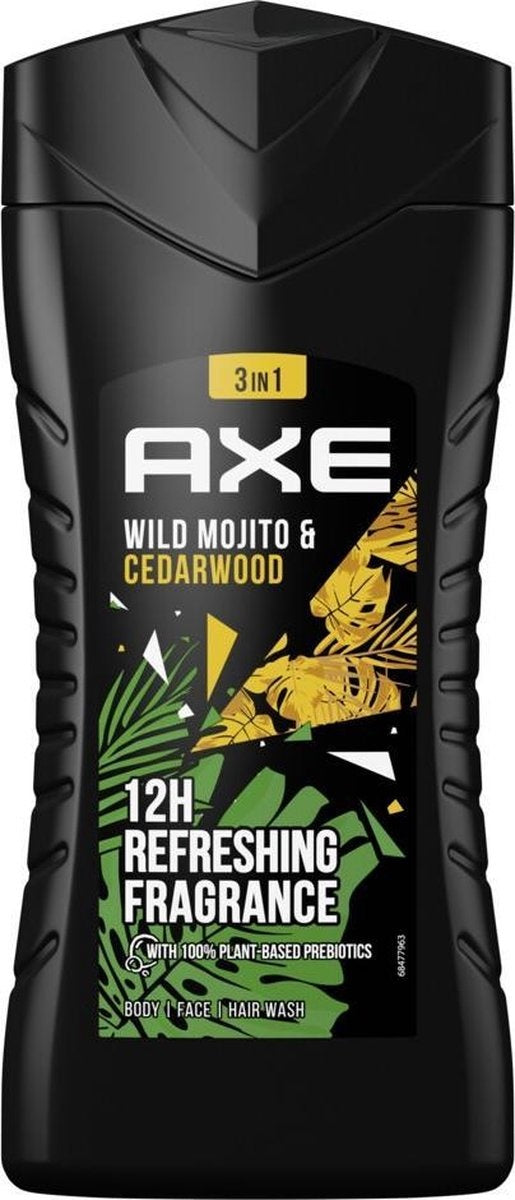 Axe Green Mojito &amp; Cedarwood 3-in-1 Shower Gel - 250 ml