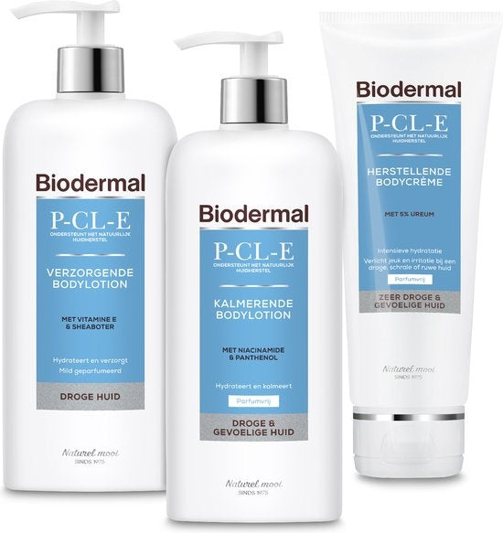 Biodermal P-CL-E Verzorgende Bodylotion voor de droge huid - Bodylotion met vitamine E en natuurlijke sheaboter - 400ml