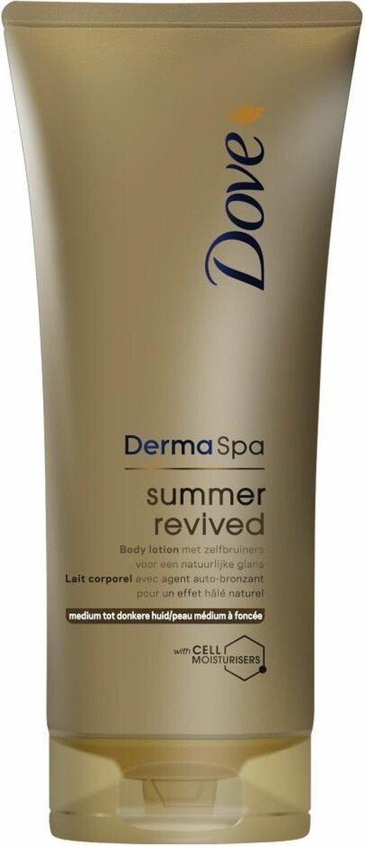 Dove DermaSpa Summer Revived Dark - 200 ml - Körperlotion