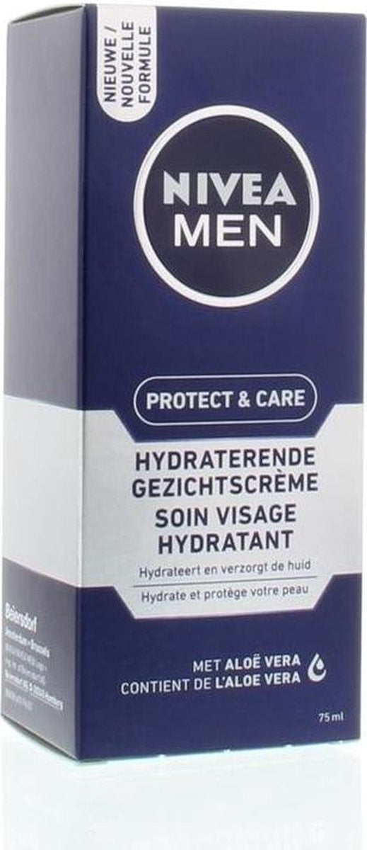 NIVEA MEN Protect &amp; Care Feuchtigkeitsspendende Gesichtscreme – 75 ml – Verpackung beschädigt