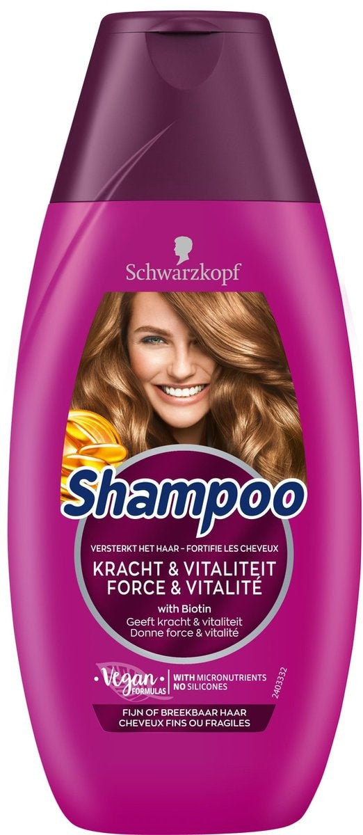 Schwarzkopf Strength &amp; Vitality Shampoo – 250 ml