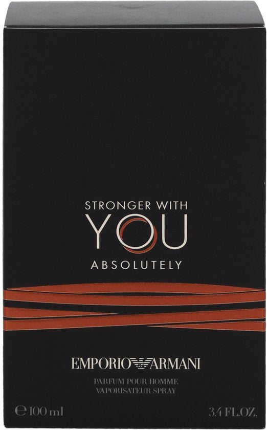 Emporio Armani Stronger with You Absolutely – Eau de Parfum – 100 ml – Herrenparfüm – Verpackung beschädigt