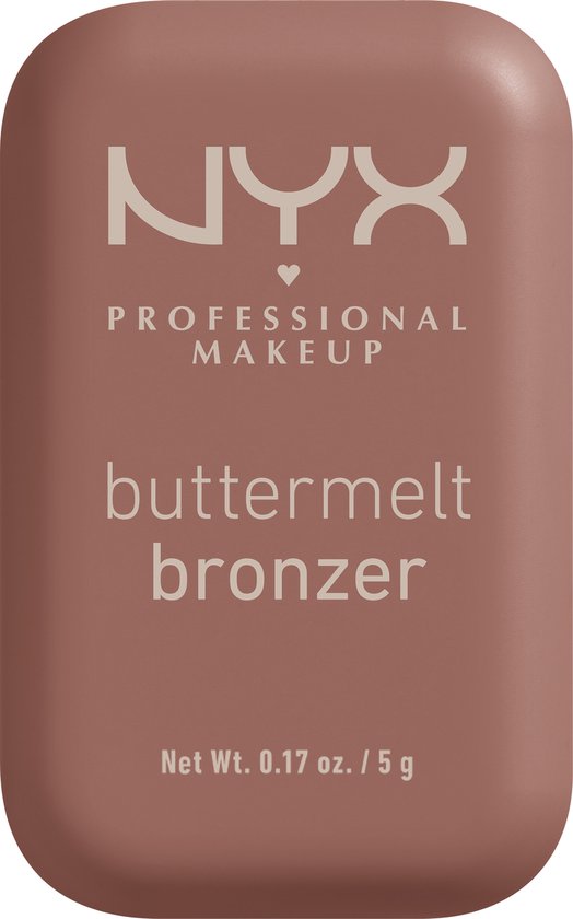 NYX Professional Makeup Buttermelt Bronzer Butta Biscuit Butterpuder Bronzer – Braun – 5 g