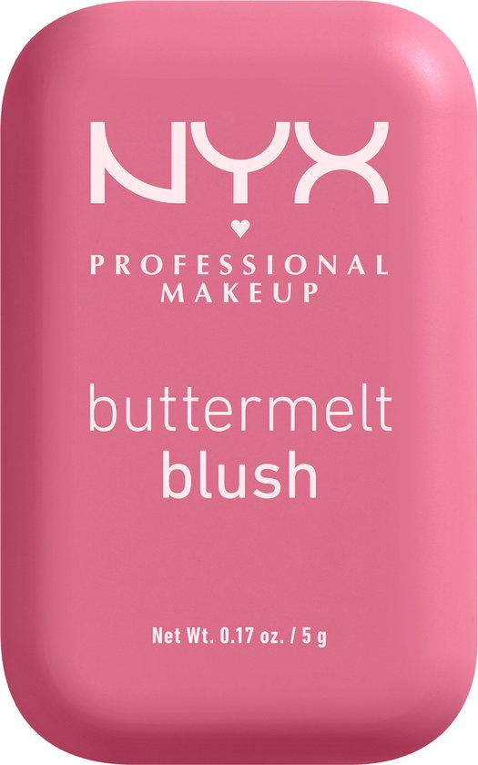 NYX Professional Makeup Buttermelt Blush - All skin types - Enriched with mango, almond and shea butter - For The Butta - 5 gr