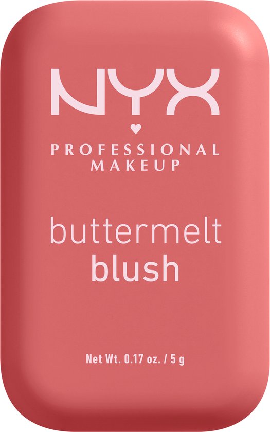 NYX Professional Makeup Buttermelt Blush – Alle Hauttypen – Angereichert mit Mango-, Mandel- und Sheabutter – Feeling Butta – 5 gr