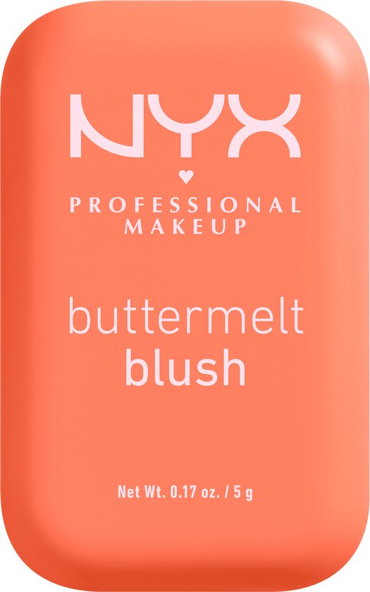 NYX Professional Makeup Buttermelt Blush - All Skin Types - Enriched with Mango, Almond and Shea Butter - Sooner The Butta - 5 gr