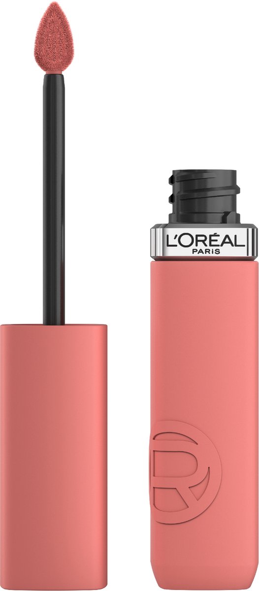 L'Oréal Paris Infaillible Matte Resistance lippenstift – Langhoudende Vloeibare Lipstick met een matte finish Verrijkt met Hyaluronzuur – Vegan – 210 Tropical Vacay – 5ml