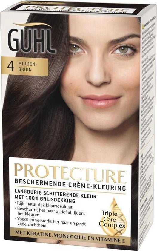 Guhl Natural Colors - No. 4 Middenbruin - Crème-kleuring - Haarverf