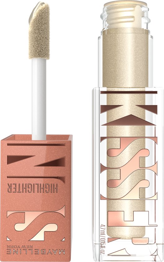 Maybelline New York Sunkissed Liquid Glow Highlighter - 22 Star Studded - Highlighter voor alle huidtypen - verrijkt met vitamine E