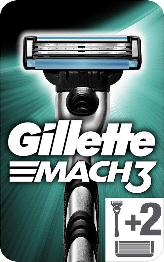 Gillette Mach3 Shaving System + 2 Razor Blades