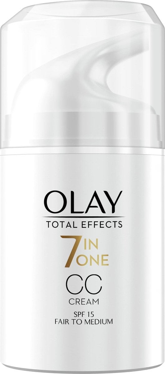 Olay Total Effects 7in1 CC Crème - Licht Tot Medium - Met SPF15 - 50ml - Verpakking beschadigd