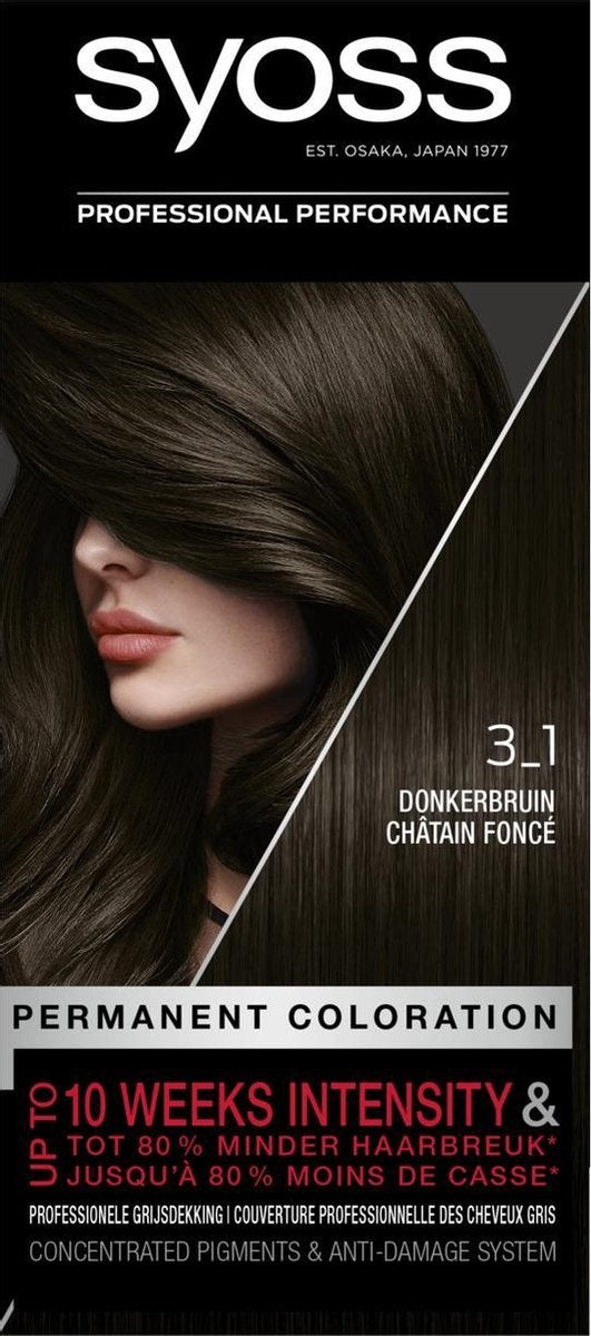 SYOSS Color baseline 3-1 Dark brown - Hair dye