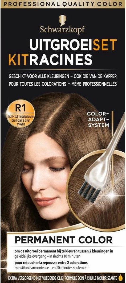 Schwarzkopf Growth Set R1 Hell- bis mittelbraunes Haar