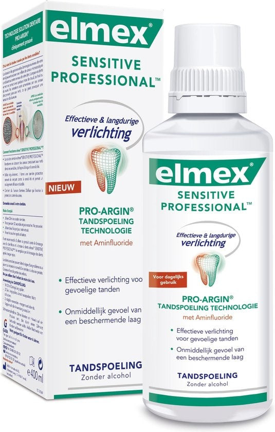 Elmex Sensitive Professional Pro-Argin Zahnspülung 400 ml – Verpackung beschädigt