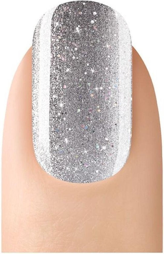 SensatioNail Gel Polish Silver Glitter - Gel nail polish - Silver