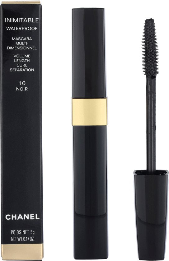 Chanel – Inimitable Waterproof Mascara – 10 Schwarz – 5 g – Beschädigte Verpackung/Box