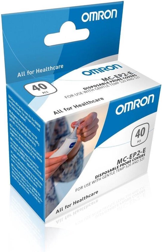 OMRON Gentle Temp Probe Covers - Thermometer-Abdeckungen - Einweg - für MC521, MC520 &amp; MC522 PRO - 40 Stück - Verpackung beschädigt